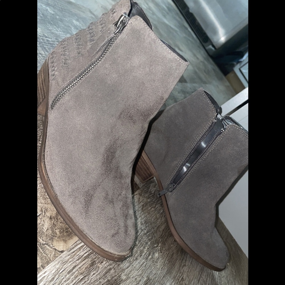 Gray Booties Size 7